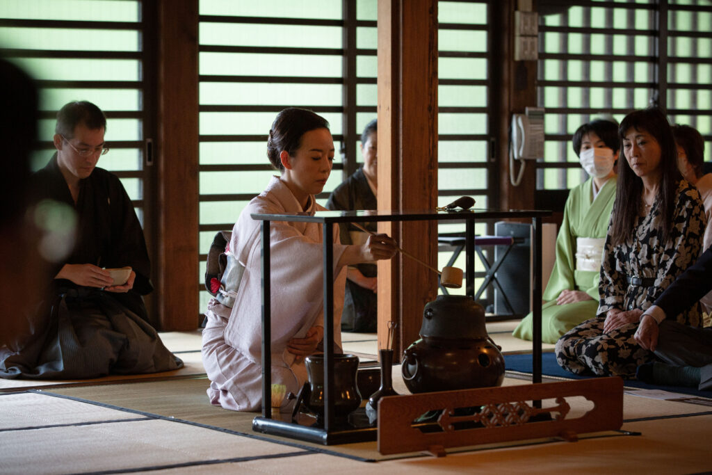 Fuyuko Kobori, head of Kobori Enshu Ryu school of tea at Gokokuji Temple