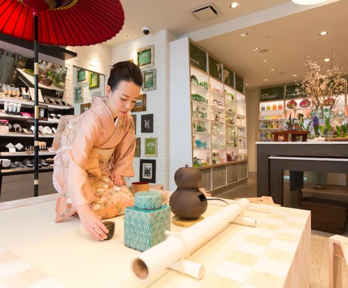 the body shop shinjuku, tokyo, fuyuko kobori, tea ceremony